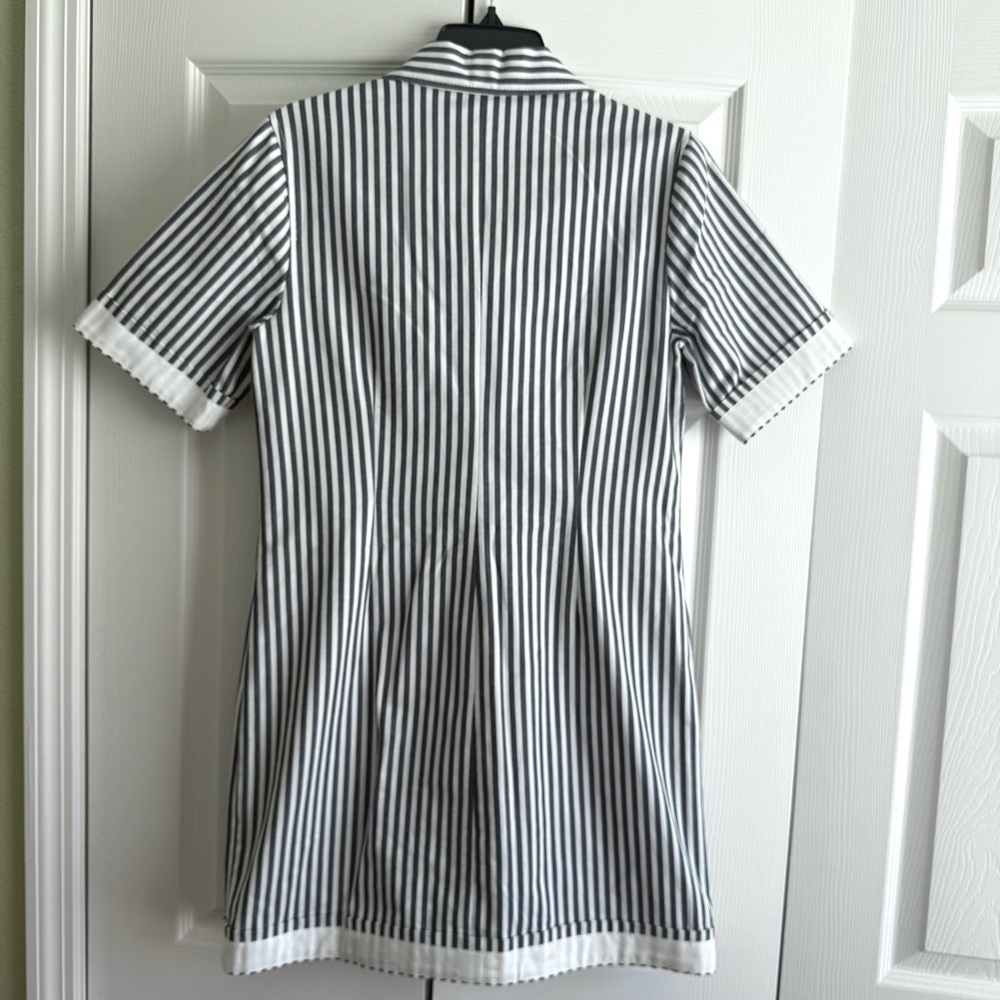Derek Lam 10 Crosby Striped Utility Shirt Dress - Picture 4 of 7
